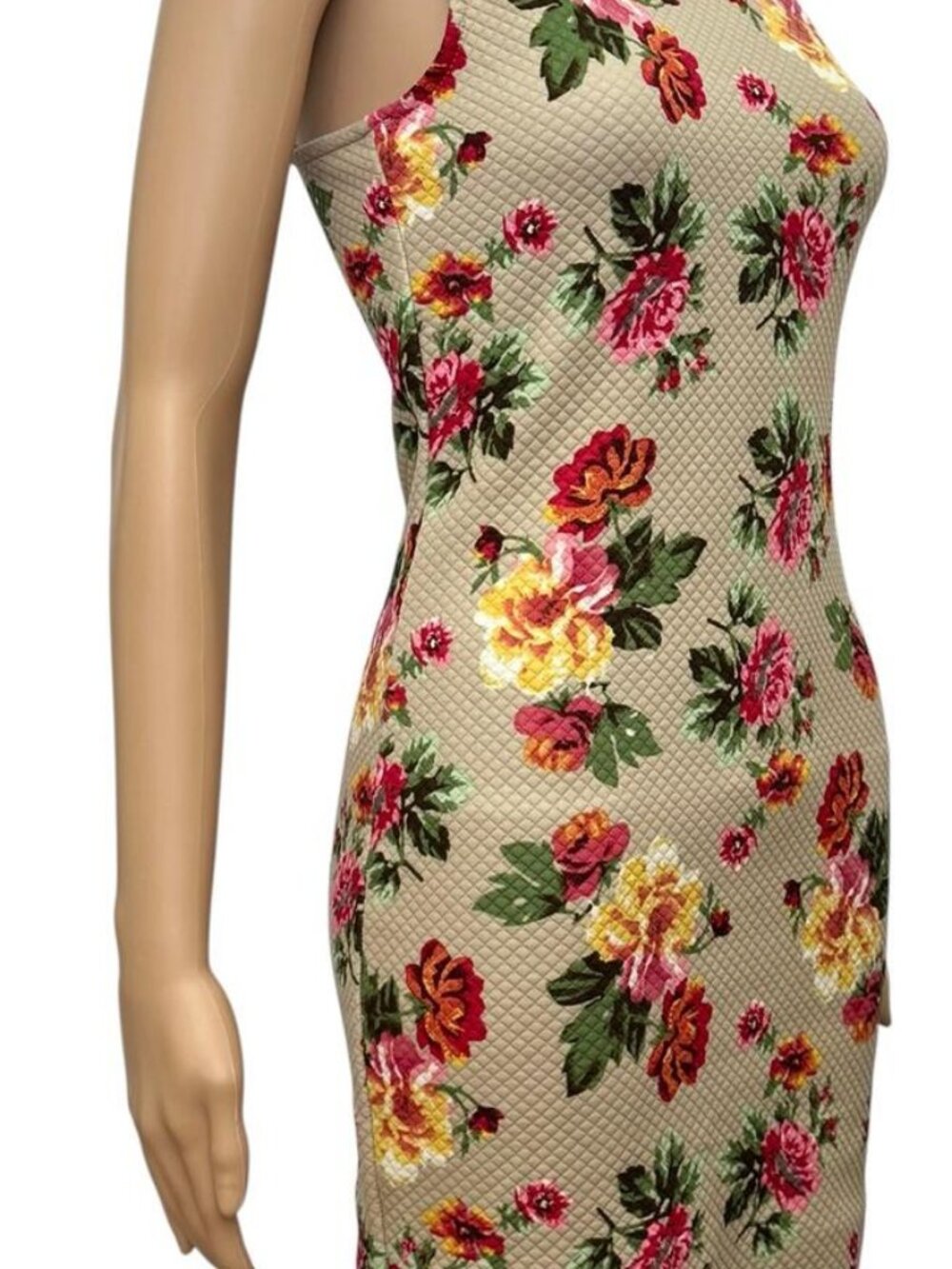 Sleeveless Floral Tank Dress